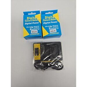2 Pack EL15c Batteries and USB Dual Charger